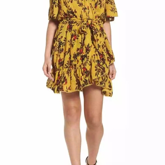 NWT Foxiedox Yellow Wrap Dress Extra Large XL - Picture 5 of 8